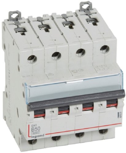 Выключатель автоматический Legrand DX3-E 6000 4п 50А B 10кА фото Выключатель автоматический Legrand DX3-E 6000 4п 50А B 10кА картинка